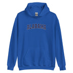 Alabama Vintage Varsity Embroidered Classic Hoodie - Royal / S