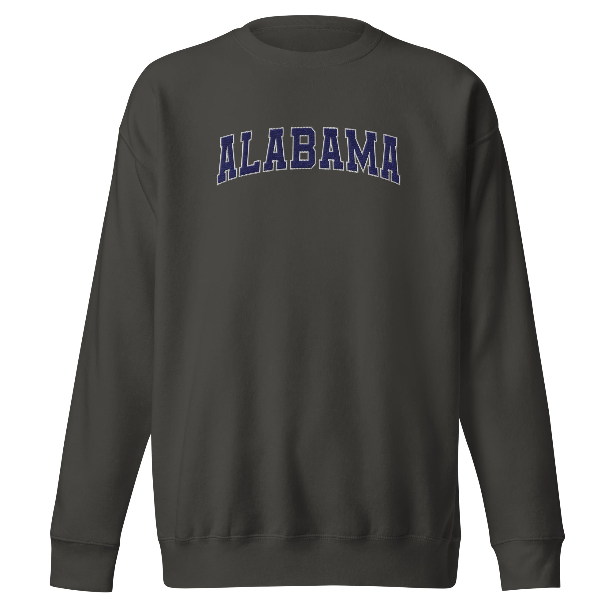 Alabama Vintage Varsity Embroidered Premium Sweatshirt - Black / S