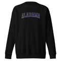 Alabama Vintage Varsity Embroidered Premium Sweatshirt - Black / S