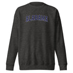 Alabama Vintage Varsity Embroidered Premium Sweatshirt - Charcoal Heather / S