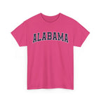 Alabama Vintage Varsity Unisex T-shirt - Heliconia / S - T-Shirt