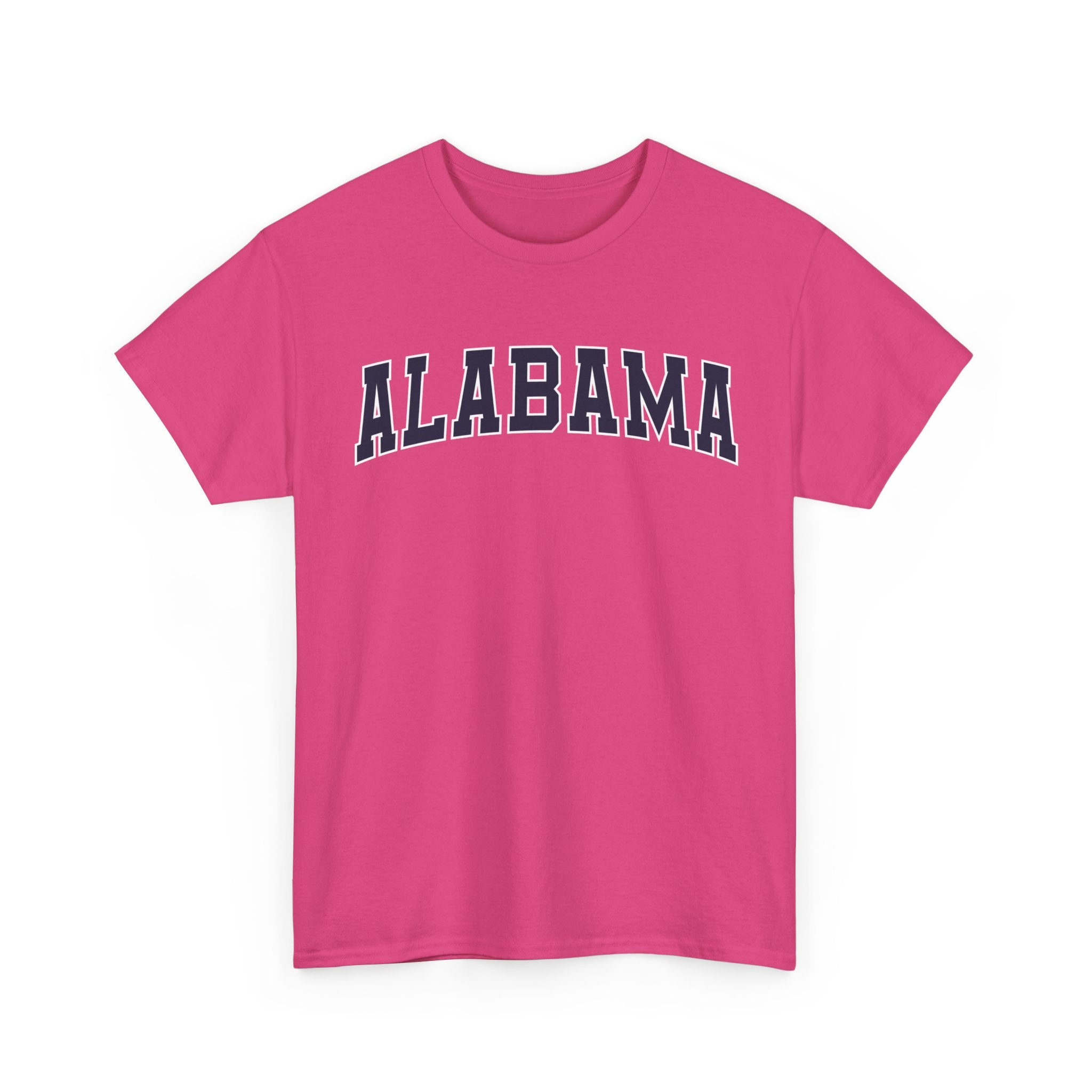 Alabama Vintage Varsity Unisex T-shirt - Heliconia / S - T-Shirt