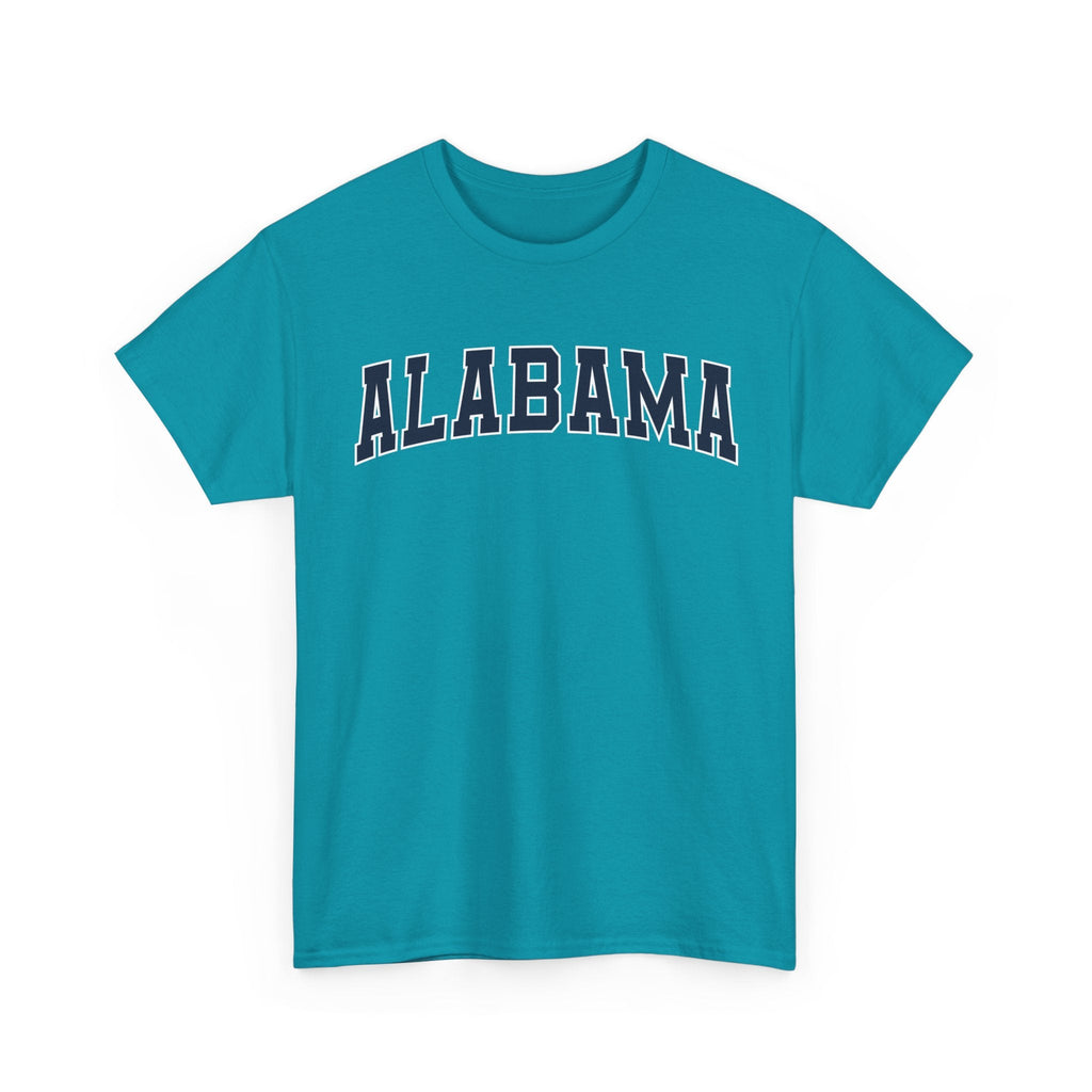 Alabama Vintage Varsity Unisex T-shirt - Tropical Blue / S - T-Shirt