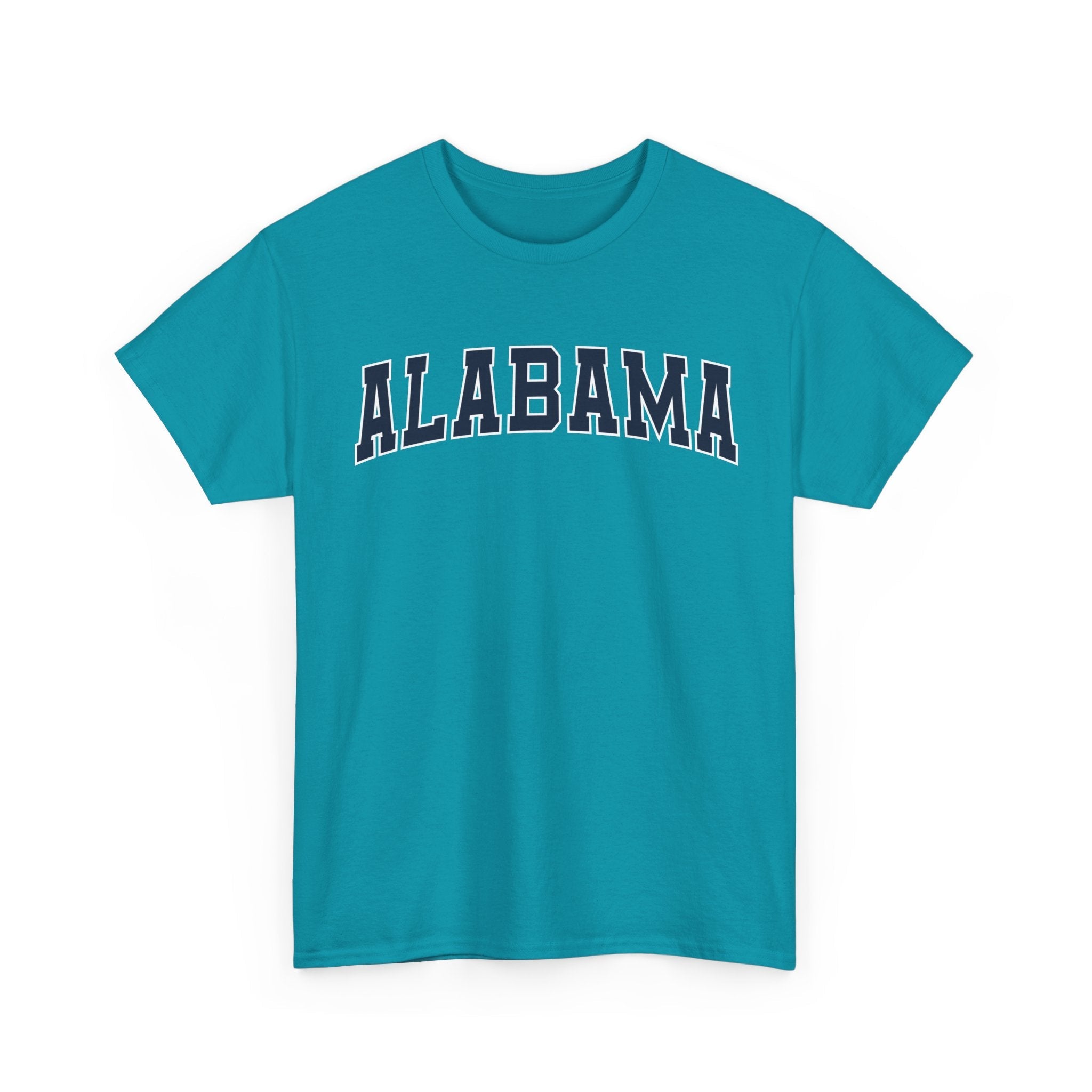Alabama Vintage Varsity Unisex T-shirt - Tropical Blue / S - T-Shirt
