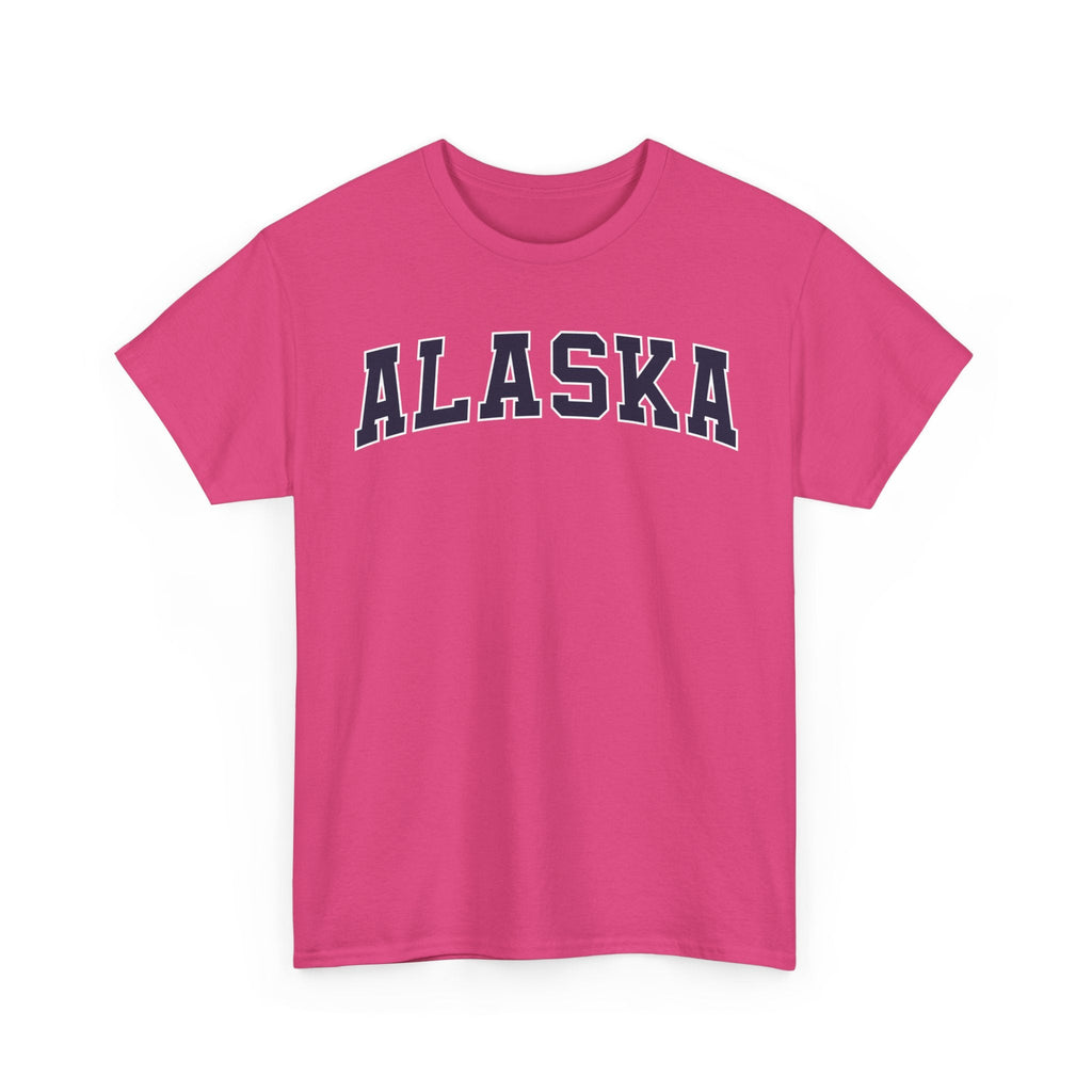 Alaska Vintage Varsity Unisex T-shirt - Heliconia / S - T-Shirt