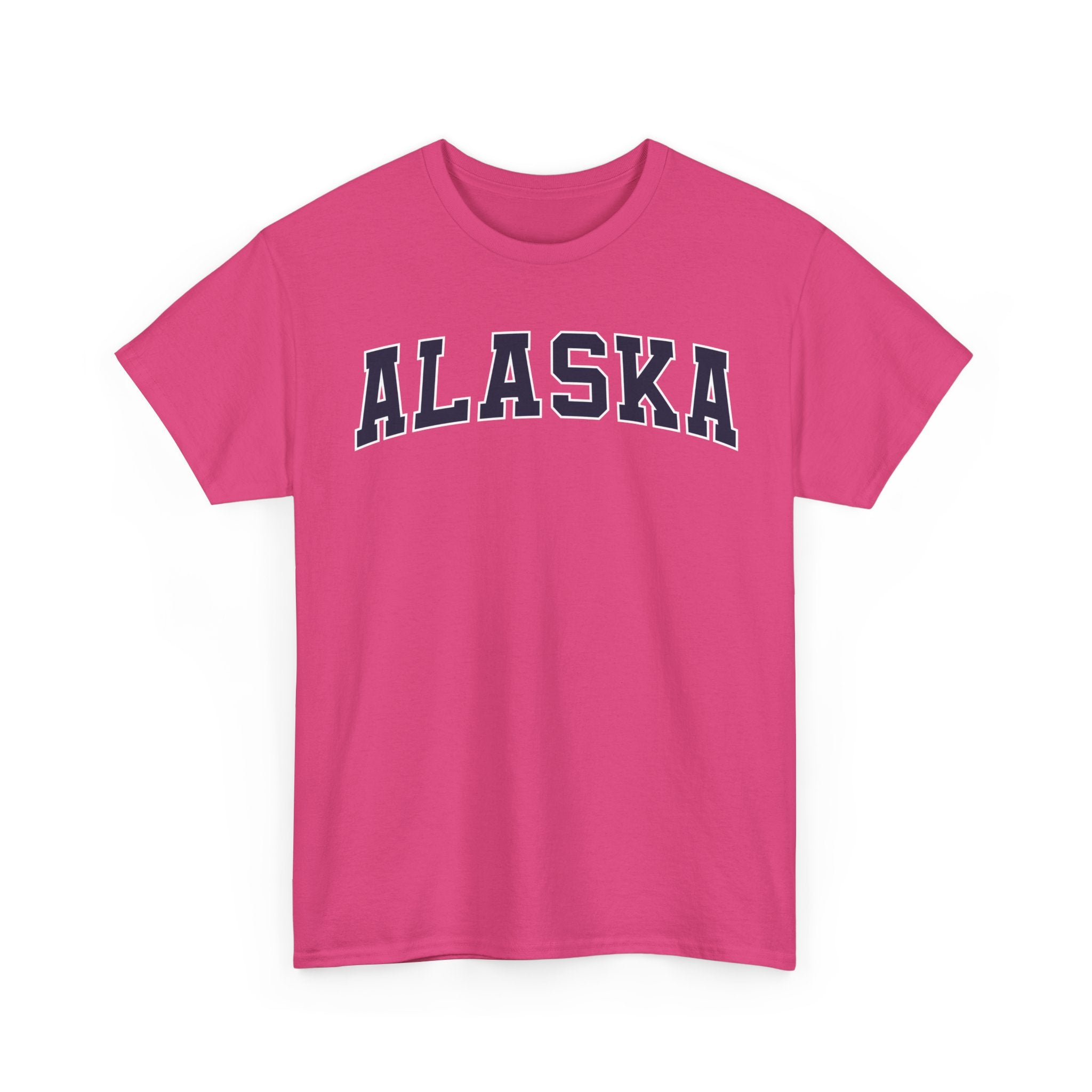 Alaska Vintage Varsity Unisex T-shirt - Heliconia / S - T-Shirt