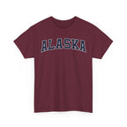 Alaska Vintage Varsity Unisex T-shirt - Maroon / S - T-Shirt