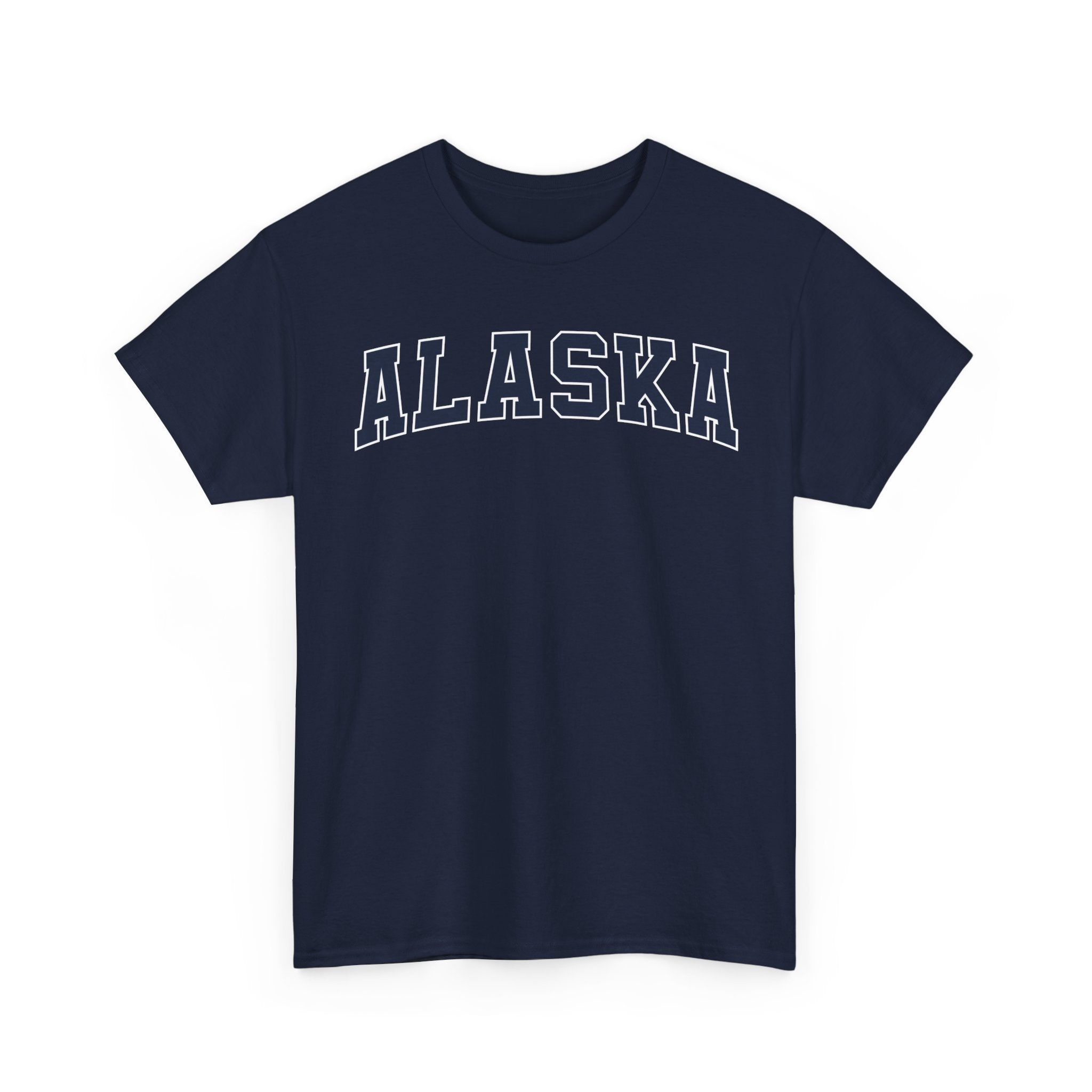 Alaska Vintage Varsity Unisex T-shirt - Navy / S - T-Shirt