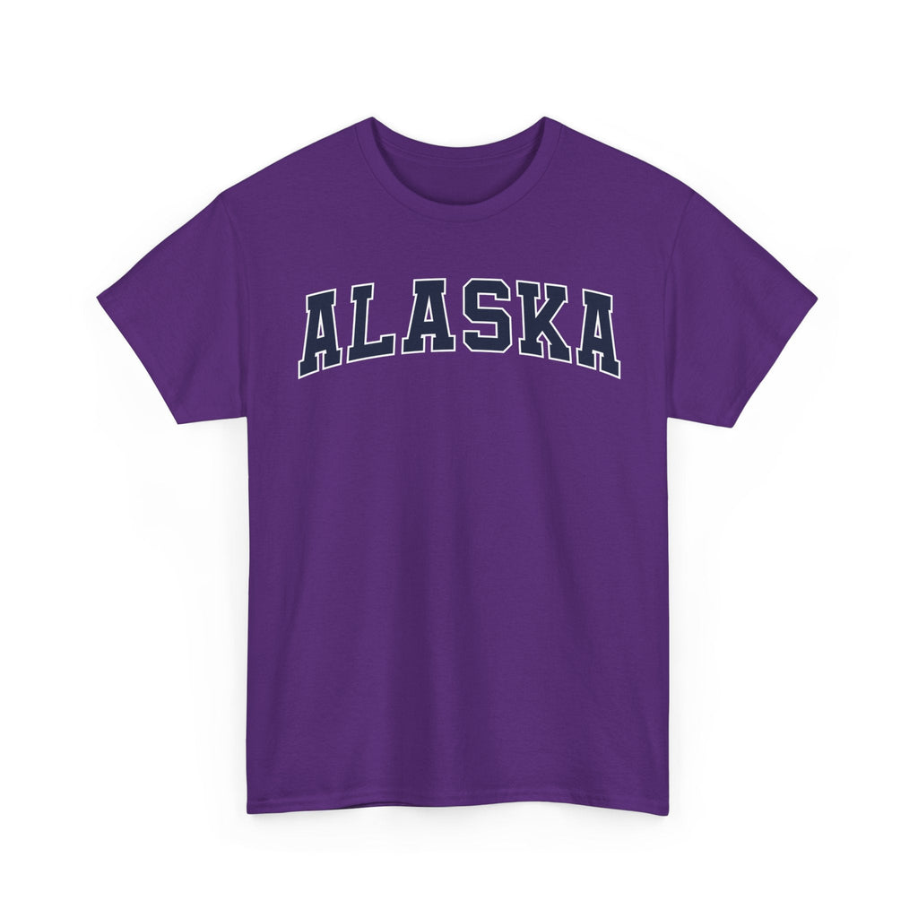 Alaska Vintage Varsity Unisex T-shirt - Purple / S - T-Shirt