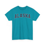Alaska Vintage Varsity Unisex T-shirt - Tropical Blue / S - T-Shirt