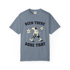 ’Been There Done That’ T-Shirt | Funny Dog Lover Quote Tee with Playful Graphic - Blue Jean / S