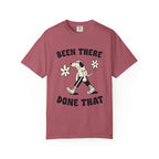 ’Been There Done That’ T-Shirt | Funny Dog Lover Quote Tee with Playful Graphic - Crimson / S