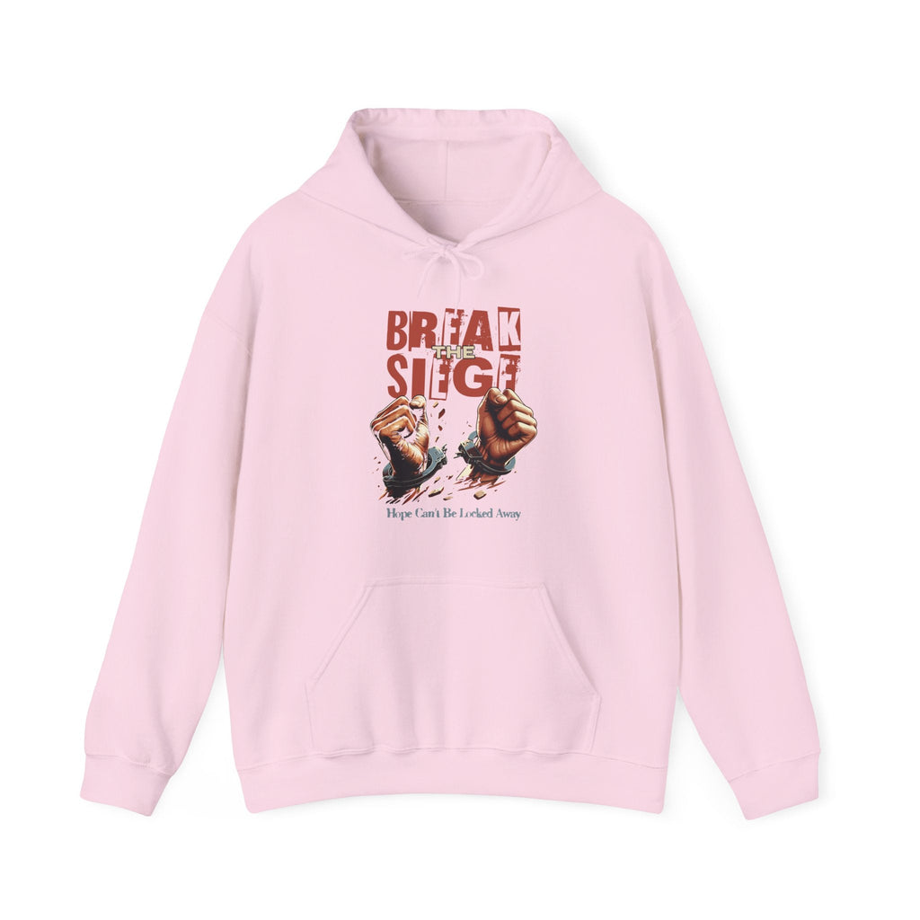 Break the Siege Classic Hoodie - Light Pink / S