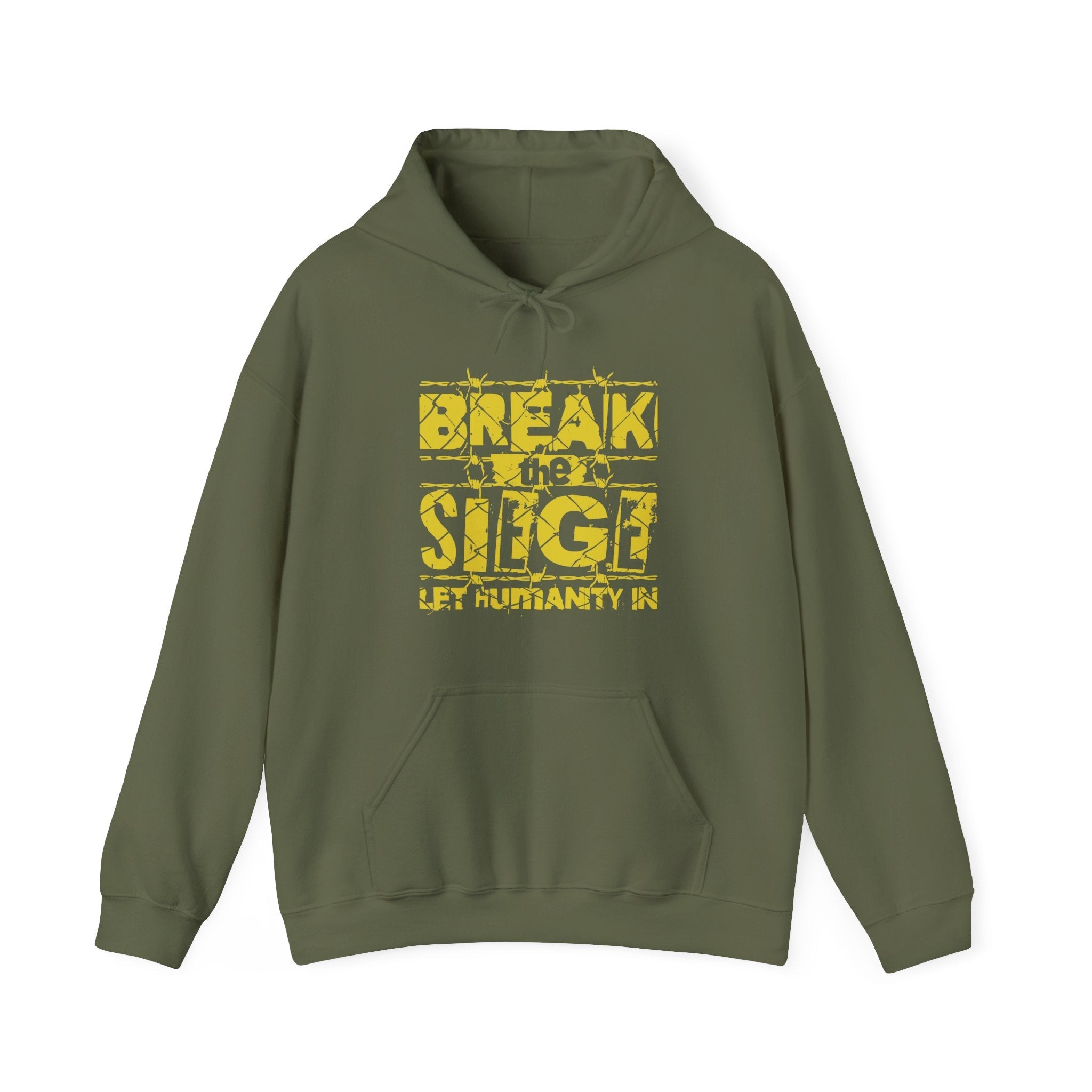 Break the Siege Classic Hoodie - Military Green / S