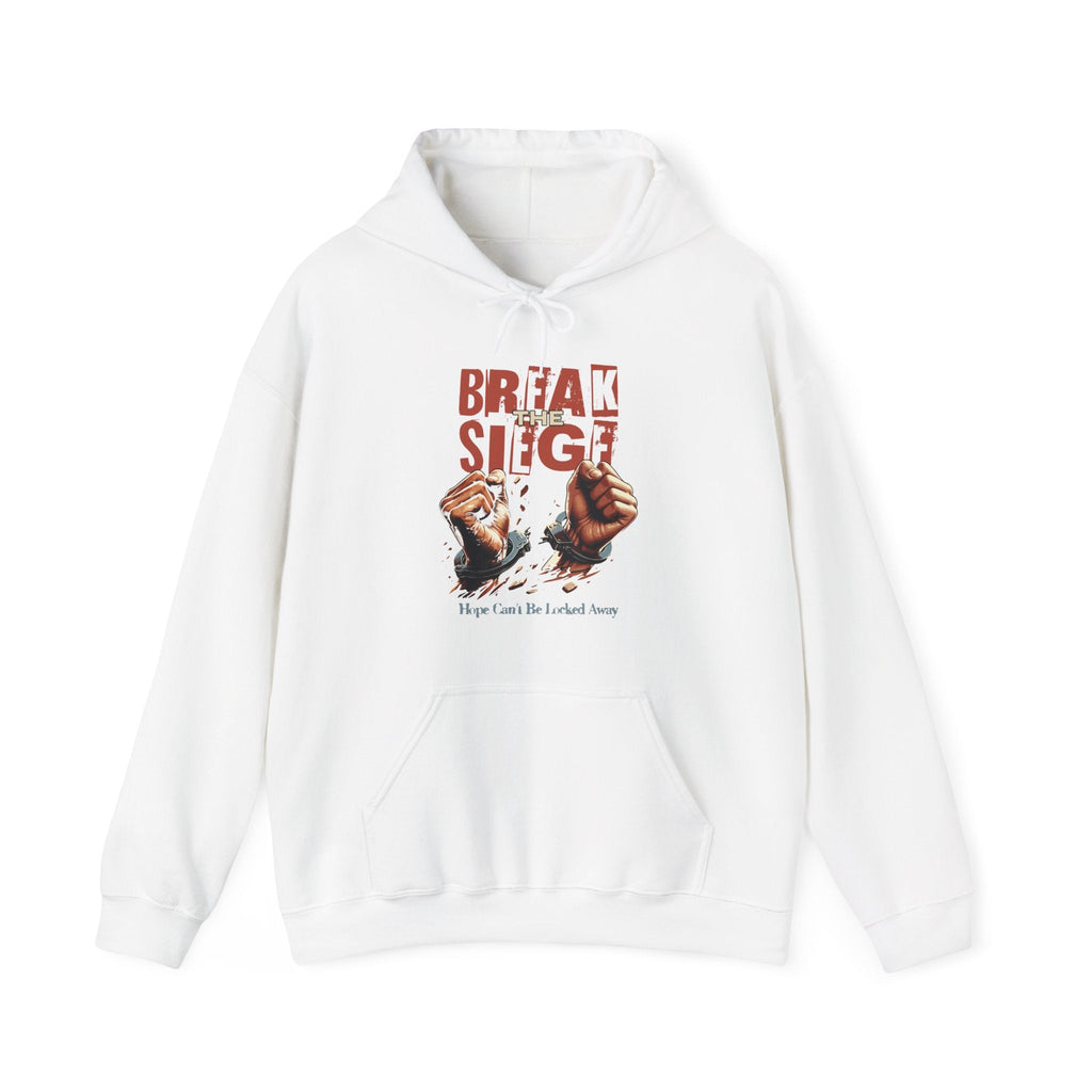 Break the Siege Classic Hoodie - White / S
