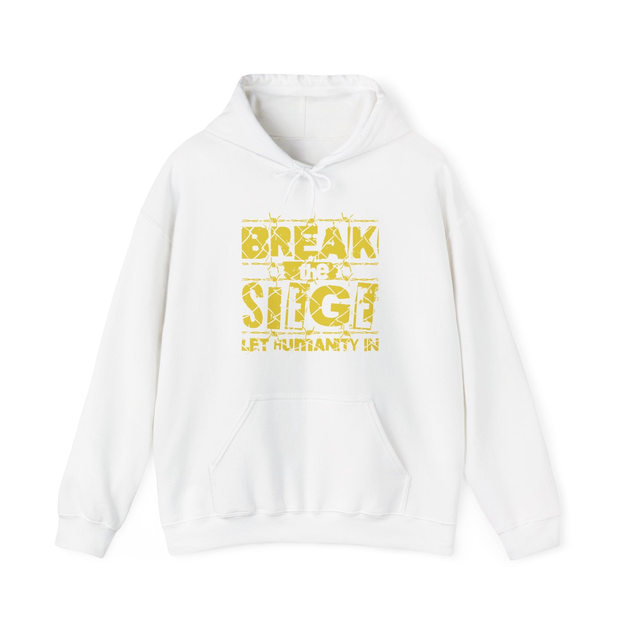 Break the Siege Classic Hoodie - White / S