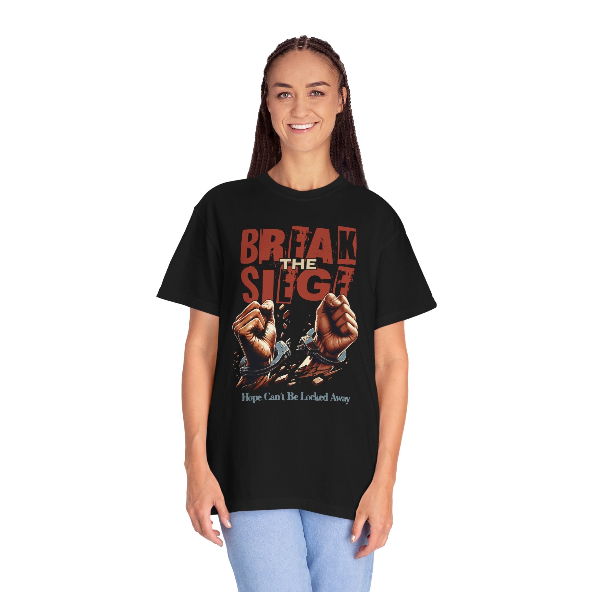 Break the Siege Unisex Garment-Dyed T-Shirt
