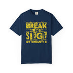 Break the Siege Unisex Garment-Dyed T-Shirt - Navy / S