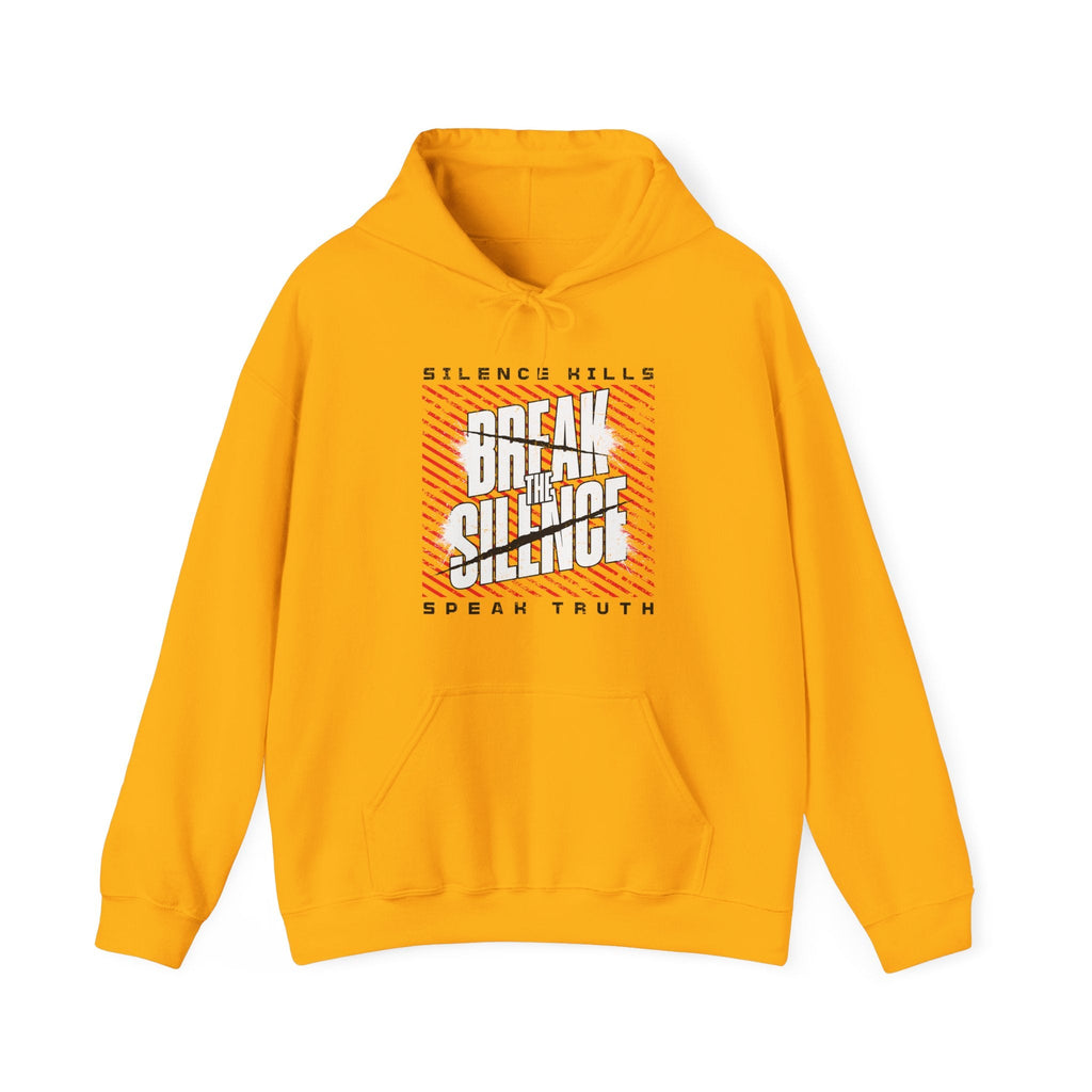 Break the Silence Classic Hoodie - Gold / S