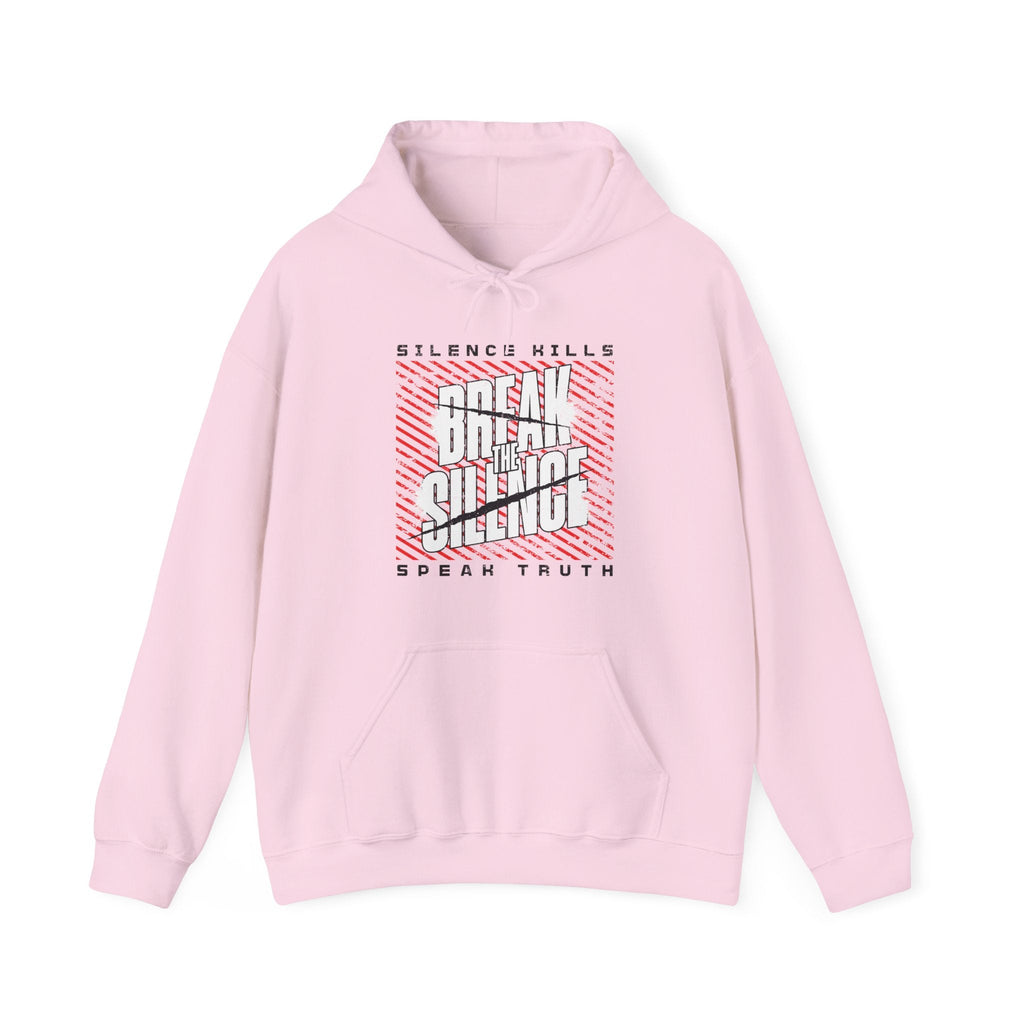 Break the Silence Classic Hoodie - Light Pink / S