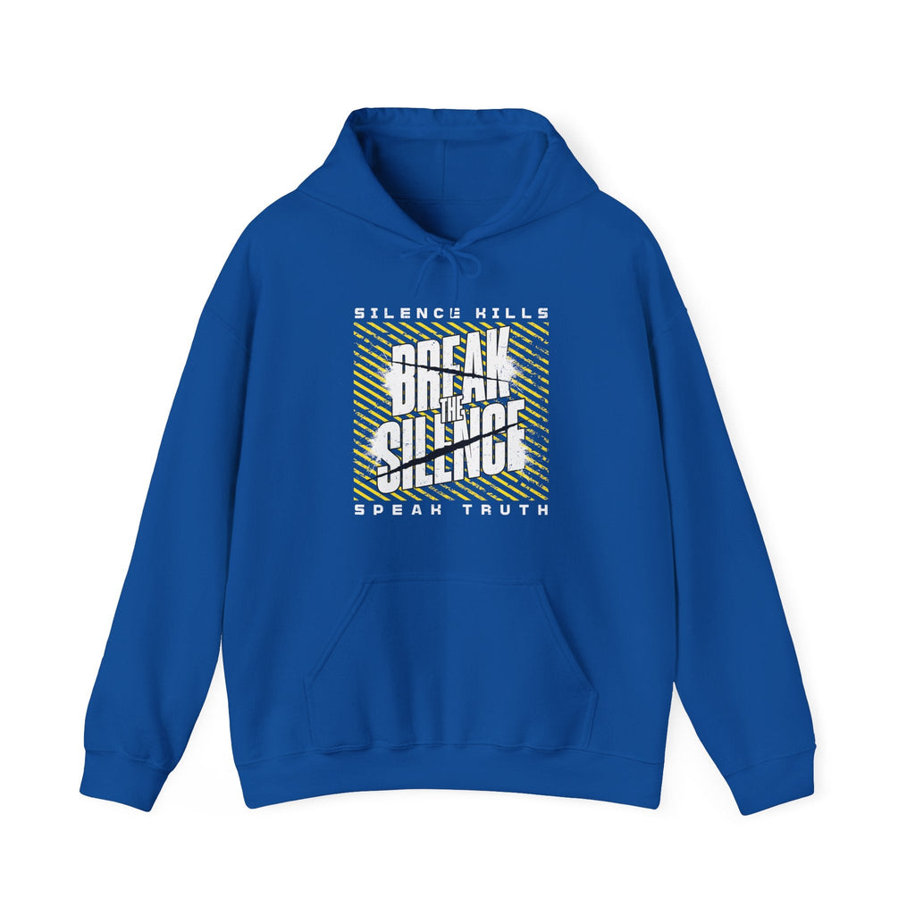 Break the Silence Classic Hoodie - Royal / S