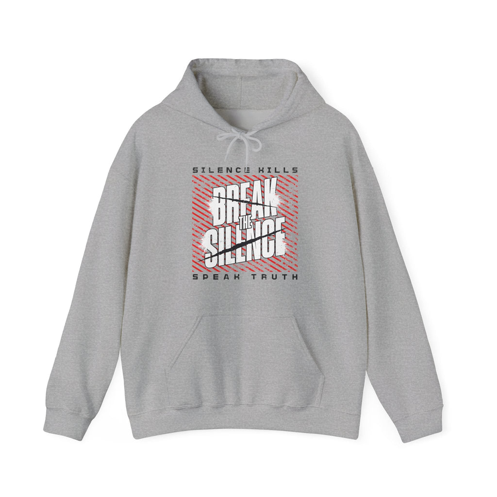 Break the Silence Classic Hoodie - Sport Grey / S