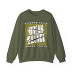 Break the Silence Crewneck Sweatshirt - S / Military Green