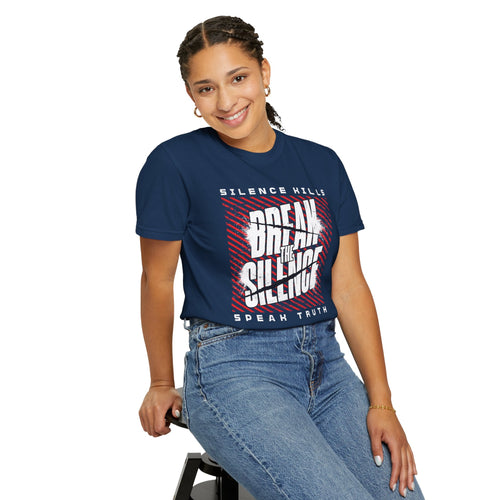 Break the Silence Unisex Garment-Dyed T-Shirt