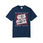 Break the Silence Unisex Garment-Dyed T-Shirt - Navy / S