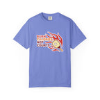 ’Burn Calories Not Courts’ Pickleball T-Shirt | Funny Sports Quote Tee for Men & Women - Flo Blue / S