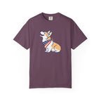 Cute Corgi Patriotic T-Shirt - Berry / S