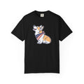 Cute Corgi Patriotic T-Shirt - Black / S