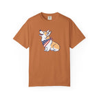 Cute Corgi Patriotic T-Shirt - Yam / S