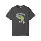 ’Dink Responsibly’ Funny Pickleball T-Shirt | Cute Pickle Character Pun Tee for Players - Graphite / S