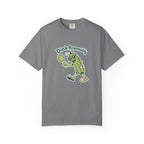 ’Dink Responsibly’ Funny Pickleball T-Shirt | Cute Pickle Character Pun Tee for Players - Grey / S