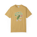 ’Dink Responsibly’ Pickleball T-Shirt | Funny Pun Tee for Men & Women - Mustard / S