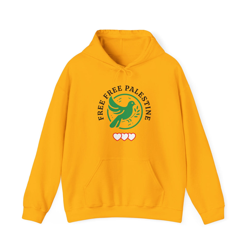 Free Palestine Classic Hoodie - Gold / S