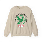 Free Palestine Crewneck Sweatshirt - S / Sand