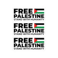 Free Palestine Kiss-Cut Sticker - 3’’ x 4’’ / Vinyl - Paper products