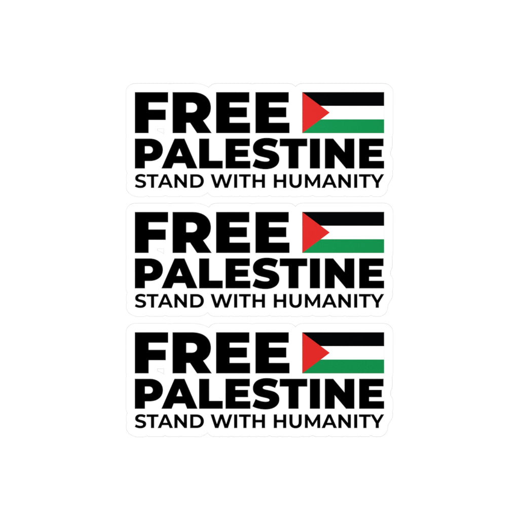 Free Palestine Kiss-Cut Sticker - 4’’ x 6’’ / Vinyl - Paper products