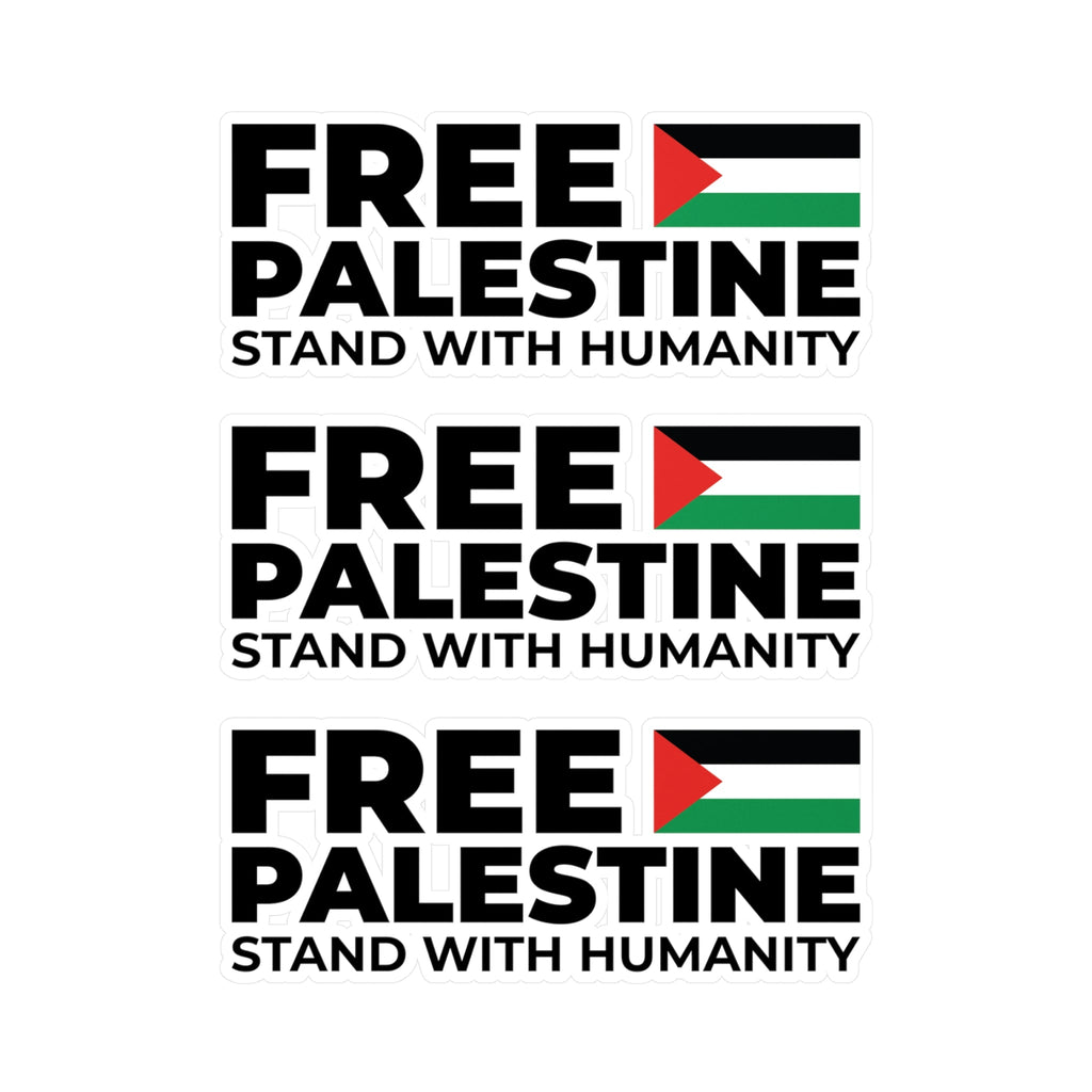 Free Palestine Kiss-Cut Sticker - 8’’ x 10’’ / Vinyl - Paper products