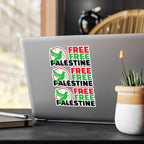 Free Palestine Kiss-Cut Vinyl Decals - Paper products