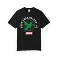 Free Palestine Unisex Garment-Dyed T-shirt - Black / S - T-Shirt