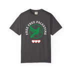 Free Palestine Unisex Garment-Dyed T-shirt - Graphite / S - T-Shirt