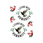 Humanity-Inspired Vinyl Decal Sticker - 3’’ x 4’’ / Kiss-Cut / Satin - Paper products