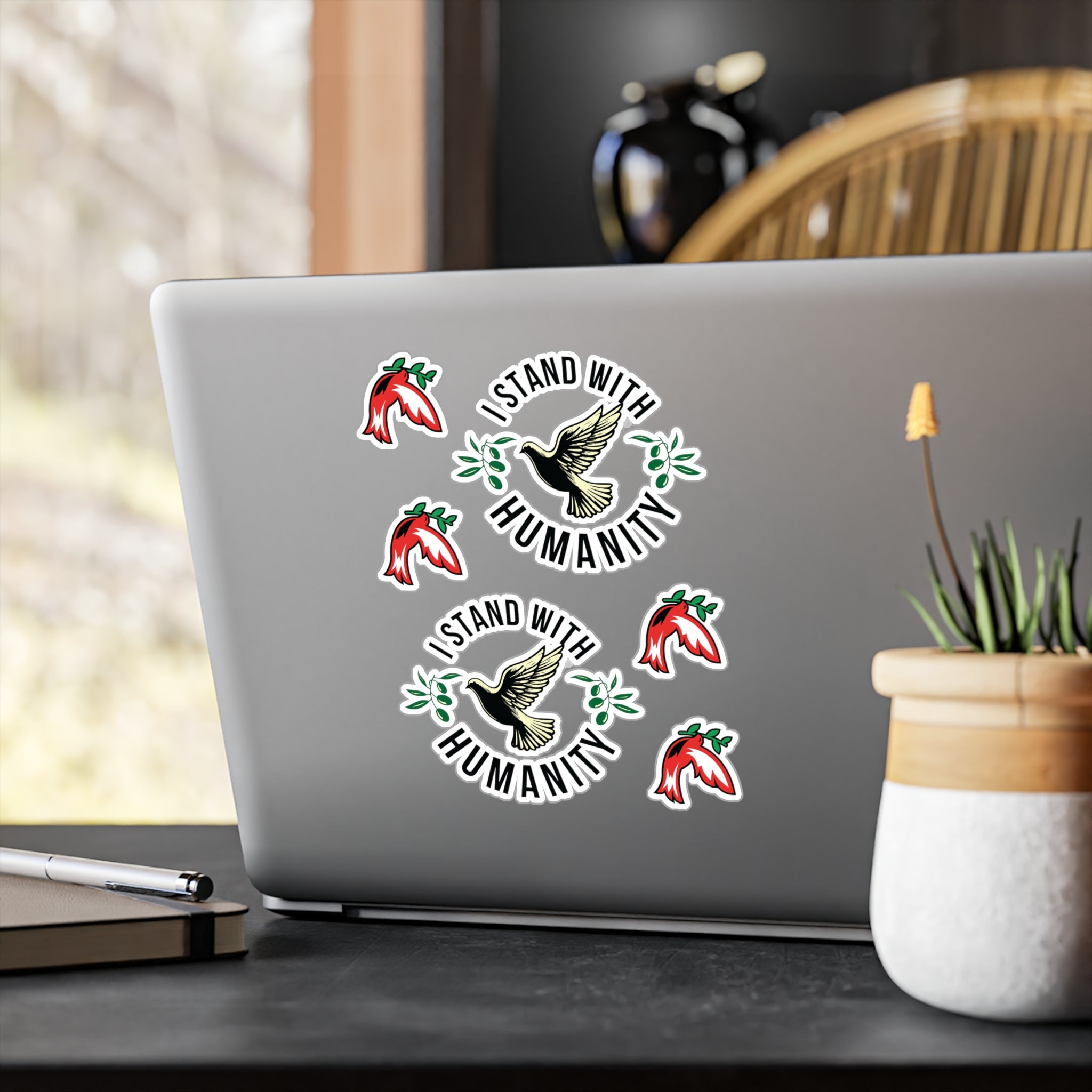 Humanity-Inspired Vinyl Decal Sticker - Paper products