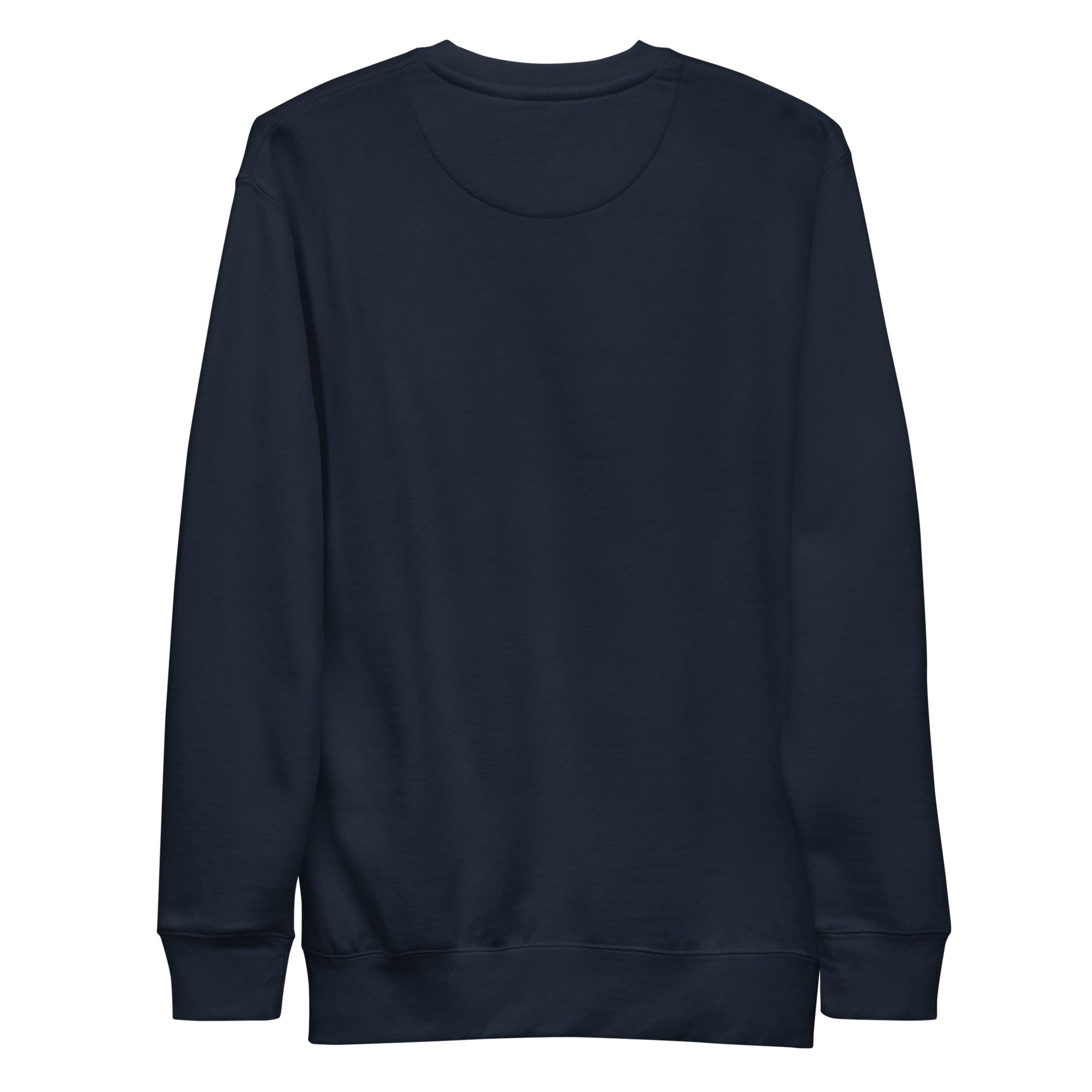 Black sweatshirt on a white background