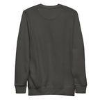 Dark gray sweatshirt on a white background
