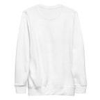 White sweatshirt on a white background