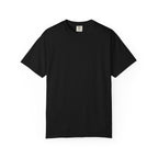 Black blank t-shirt on a white background